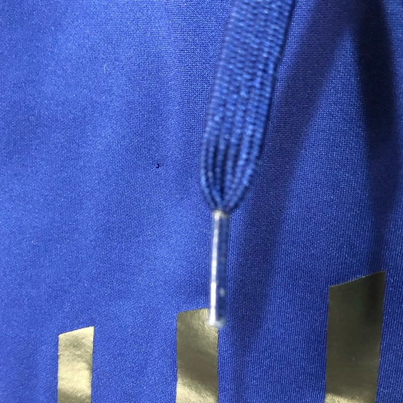 Nike Dri-Fit Blue Pullover Hoodie Sweatshirt Pattern Sleeves - Picture 6 of 9